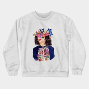 bloom inside out Crewneck Sweatshirt